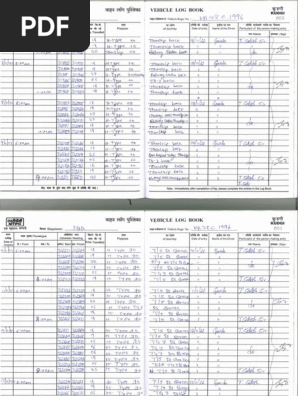 FQA Overhauling vehicle log book