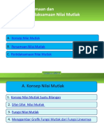 Bab II Persamaan dan Pertidaksamaan Nilai Mutlak