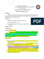 Stylistics and Discourse Analysis Module