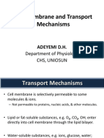 Cell Membrane and Transport Mechanisms PDF