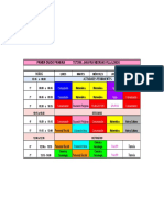 1er Grado - HORARIO