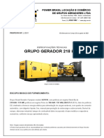 218kVA-PBG - Especificações - Técnicas - Grupos - Geradores