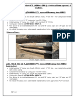 Work Order For 10in & 16in CO TL (OGM003-CPF1) - Section of Pipe Exposed - 3 Locations 10-Nov-2022