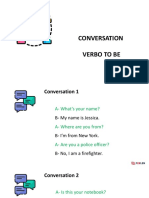 Dia 1 - Verbo To Be - Conversation