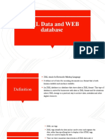 XML and Web Database