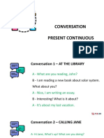 Dia 3 - Present Continuous - Conversation