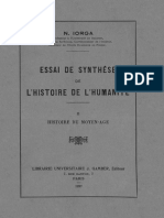 Essai de Synthese: L'Histoire de L'Humanite