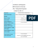 Course Plan EDP