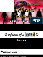Trends L1 PDF What Is A Trend