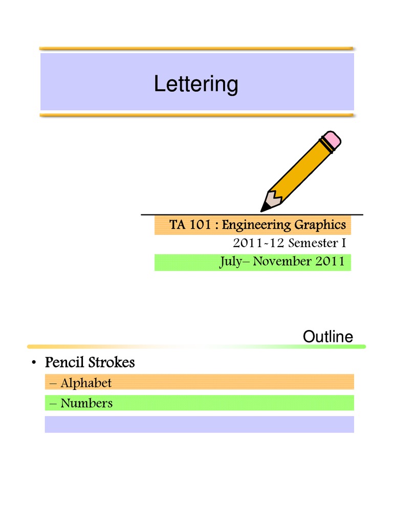 Mastering Pencil Strokes for Lettering | PDF
