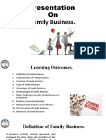 Presentation On ED Family Business