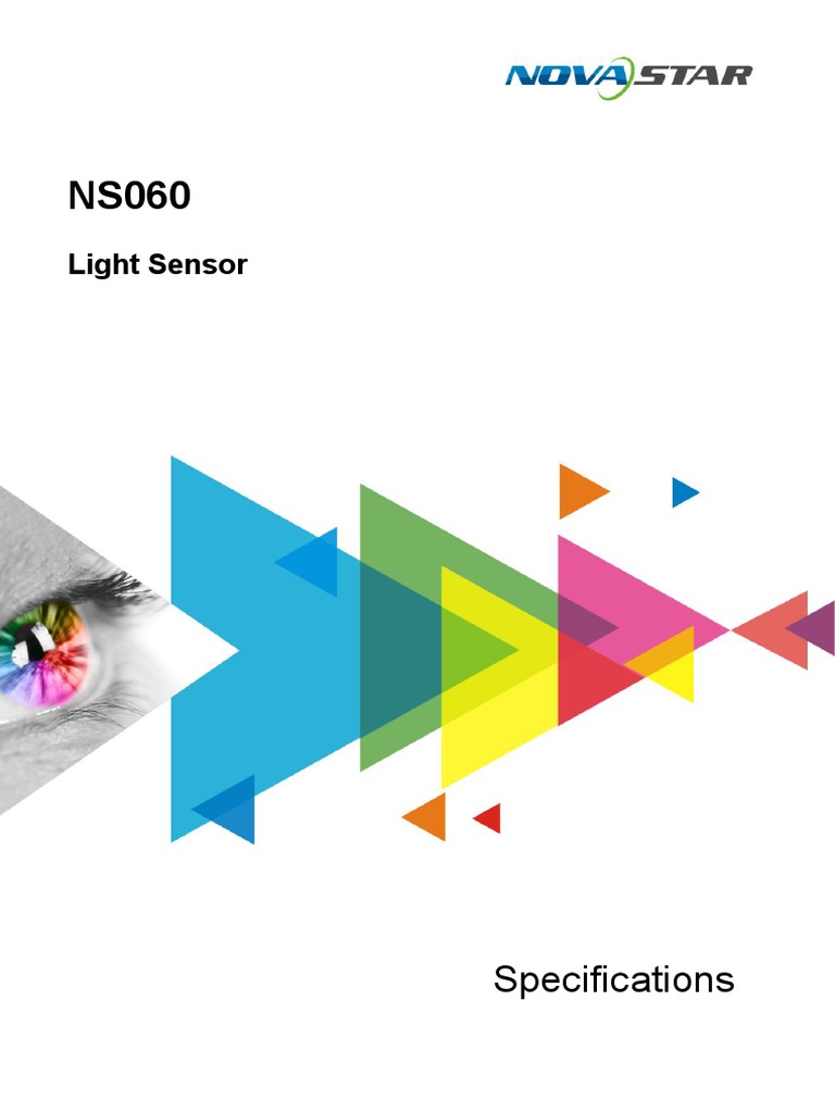 NS060 Light Sensor Specifications Guide | PDF | Light Emitting Diode ...