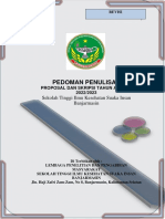 Pedoman Penyusunan Proposal & Skripsi 2021-2022