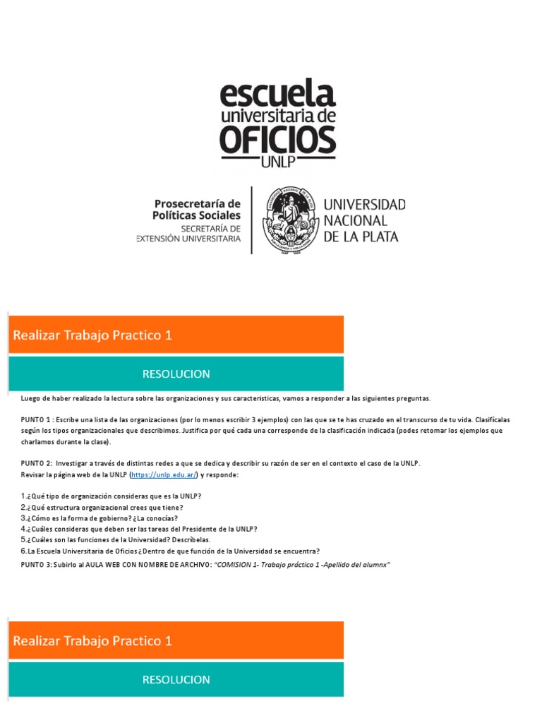 Análisis De Organizaciones Y Administración Pdf Planificación