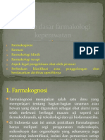 Konsep Dasar Farmakologi Keperawatan