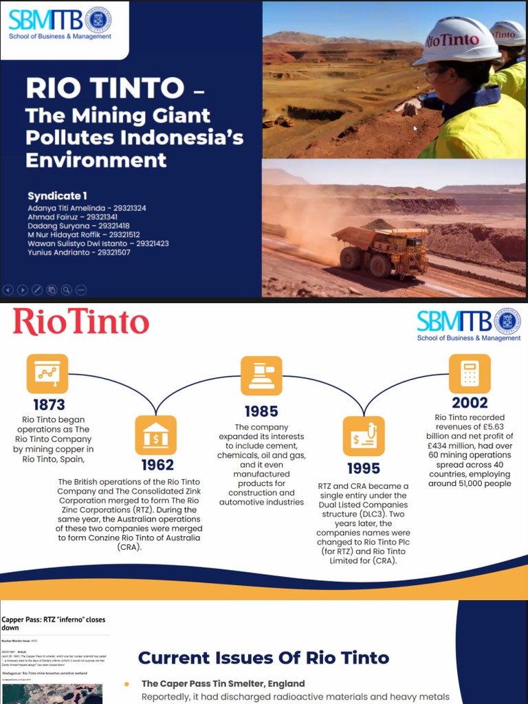 Rio Tinto - Syndicate 1 | PDF