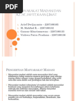 Masyarakat Madani Dan Kesejahteraan Umat Kelompok 4