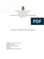 Relatório 06 - Lei de Hooke e Associação de Molas, Júlio Henrique Ferreira Coelho
