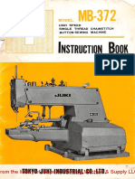 Juki MB-372 Instruction Manual