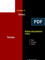 Tenses (Lecture 2)