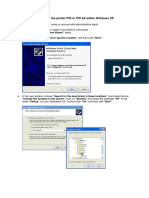Installing The Plotter Driver in Windows XP