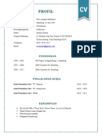 Template CV Word 2022