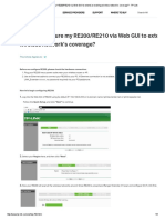 How To Configure My RE200 - RE210 Via Web GUI To Extend An Existing Wireless Network's Coverage - TP-Link