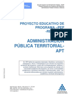 Proyecto Educativo Pep Apt 2021