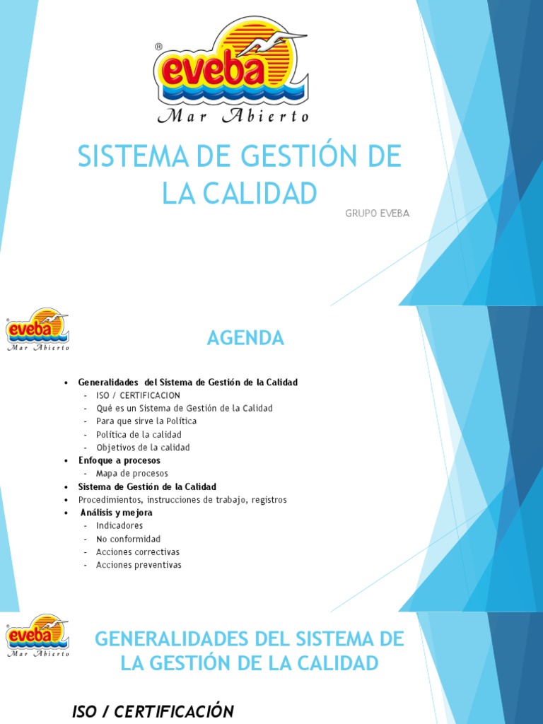 Gestión de Calidad en Grupo Eveba | PDF | Gestión de la calidad ...