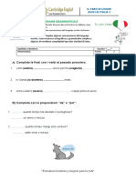 20.prova - Esame - Grammaticale III - Bimestre - 4to - e - 5to - Sec - 2022