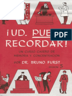 ¡Ud. Puede Recordar! Dr. Bruno Furst, Sesión 5