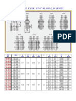 Din 8152 Fleyer Zincirleri (LH Serisi) : ISO NR. Ölçü P Mm. d1 Mm. d2 Mm. G Max. S A Max. A cm2 F N Q KG/M