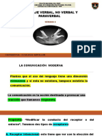 Semana 6 - Lenguaje Verbal, No Verbal y Paraverbal