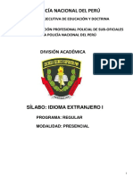 1er Año - Silabo Desarrollado - Idioma Extranjero I ...