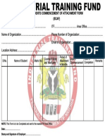 Itf Scaf Form PDF