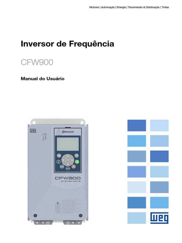 Manual do usuário do inversor de frequência CFW900 PDF Engenharia