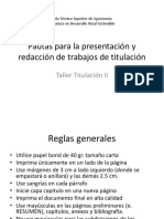 Pautas Presentación y Redacción de Trabajos