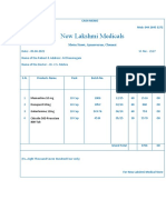 Medical Bills Apr 2022