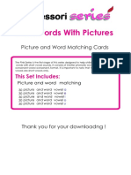 CVC Words With Picture PDF