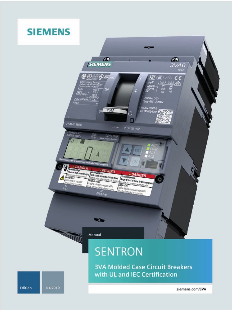 3VA IEC UL Manual Molded Case Circuit Breakers en en-US | PDF | Switch ...