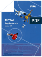 Legile Jocului de Futsal 2022-2023