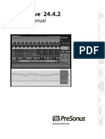 PreSonusStudioLive2442Manual PDF