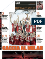 La Gazzetta Dello Sport Ed Spec. Campionato 26.08.11