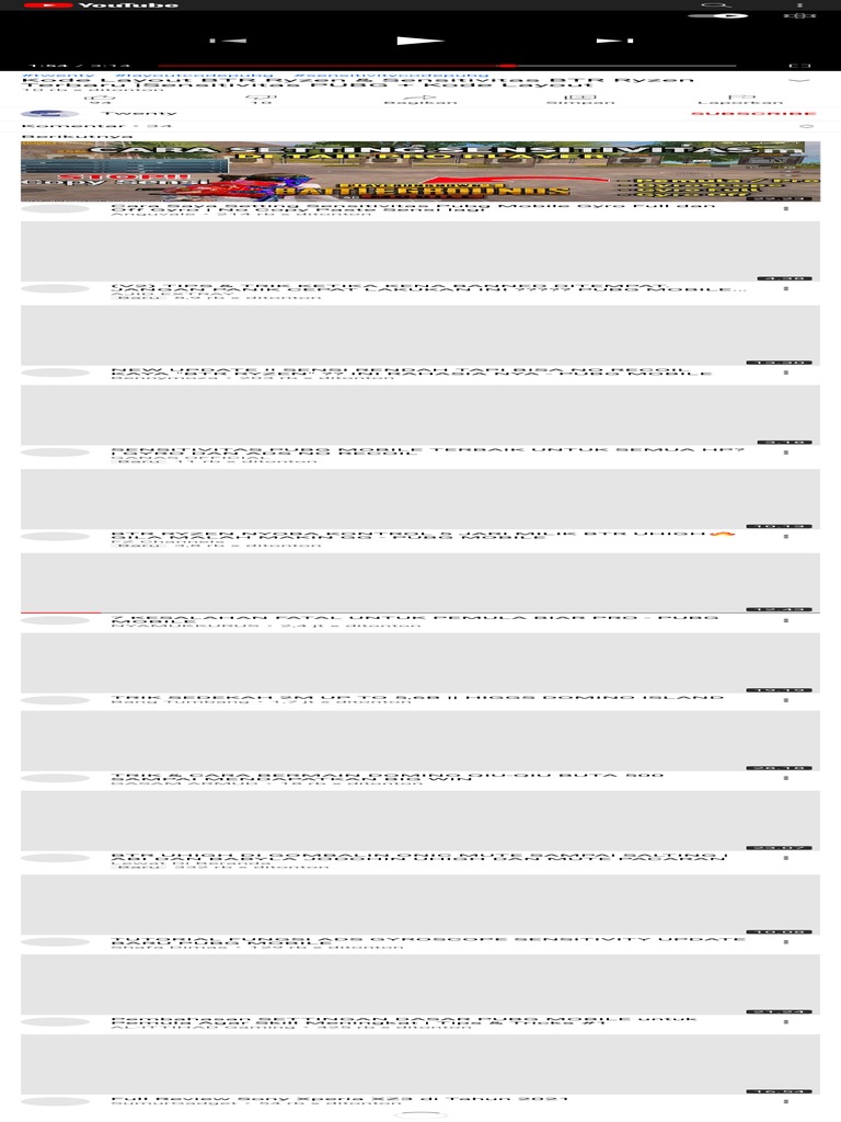 Kode Layout dan Sensitivitas BTR Ryzen | PDF