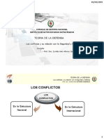 Conflictos y tensiones en la estructura nacional e internacional