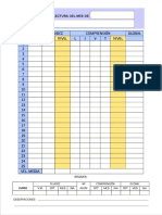 Formatos de Registro de Velo, Flu y Comprensión Lectora