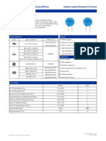 Metal-Oxide Varistors (Movs) Radial Leaded-Standard D Series