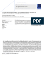 A Review of Separation Methods For The Determination of Estrogens and Plastics-Derived Estrogen Mimics From Aqueous Systems