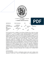 Sentencia HRM ALMACENADORA C.A