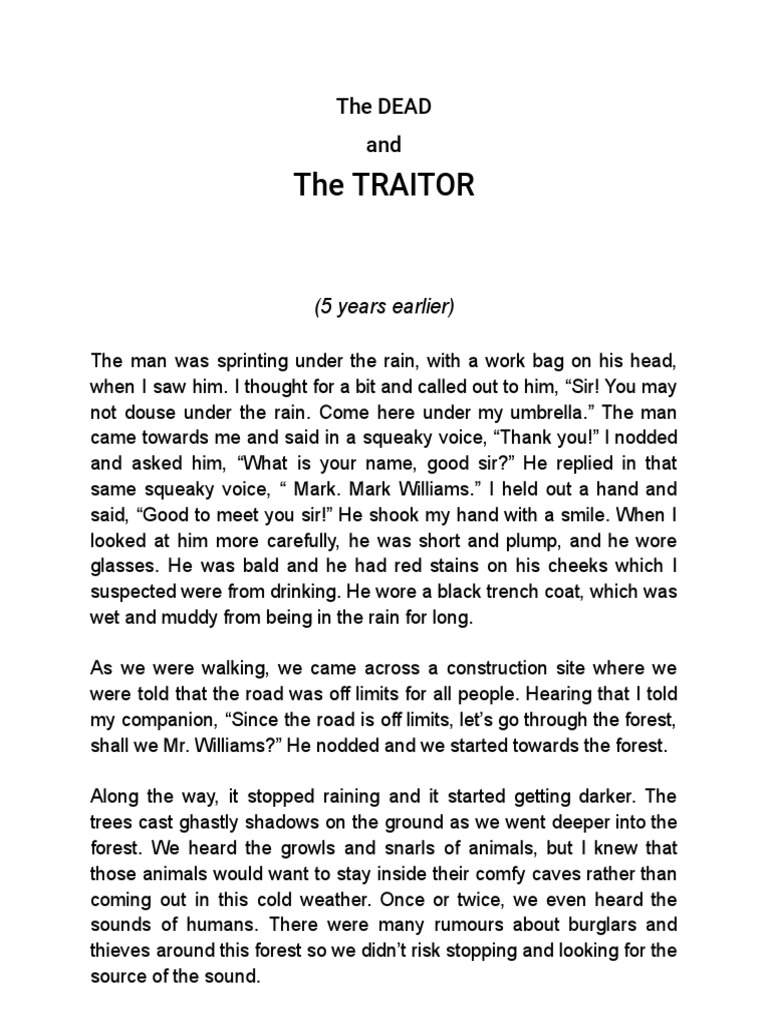 Example of Story Writing | PDF